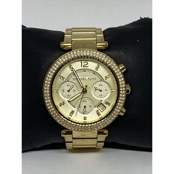 Michael Kors Parker MK5354 Womens Stainless Steel Analog Dial Quartz Watch MP333 - Picture 1 of 12